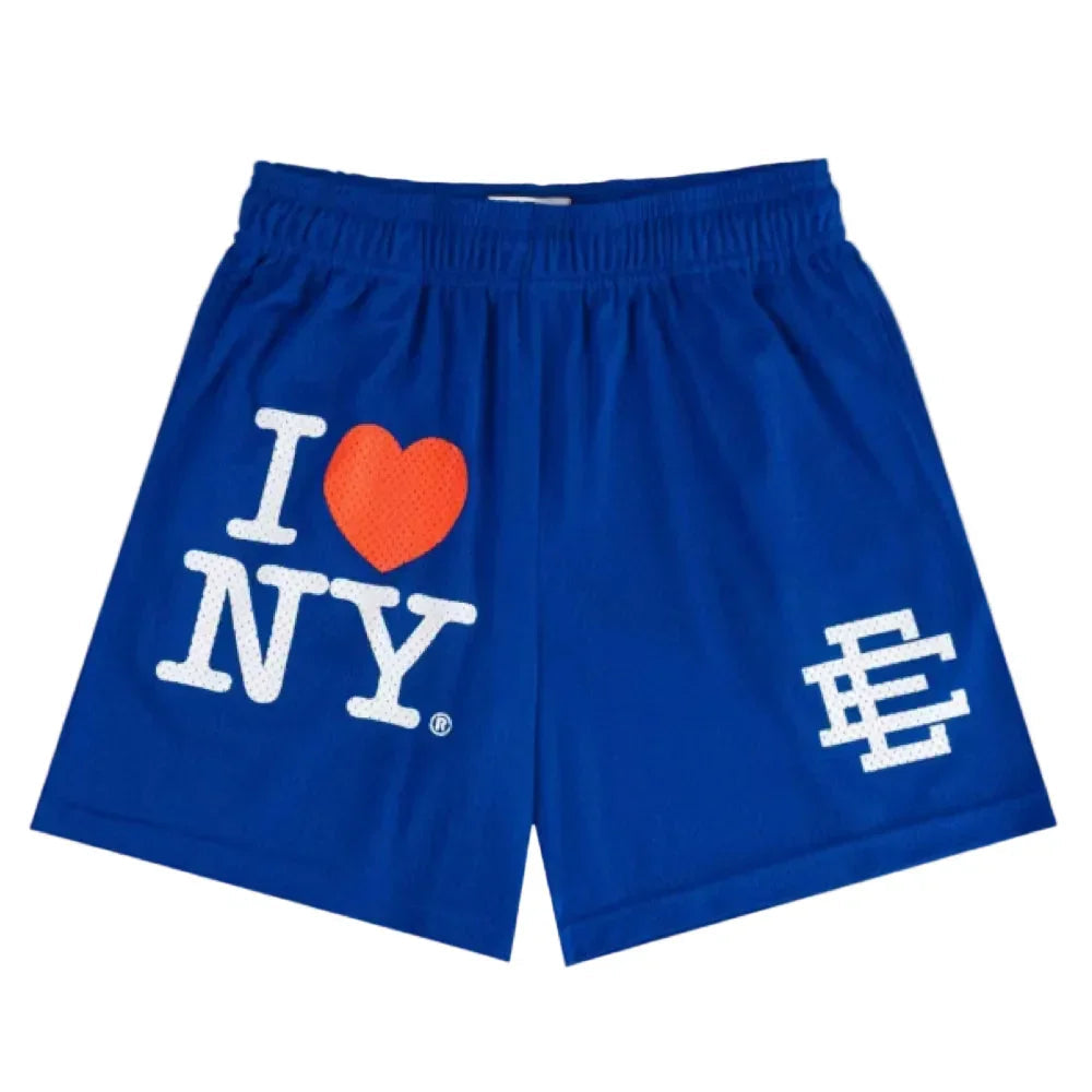 Eric Emanuel EE I Love New York Short  Royal Blue White