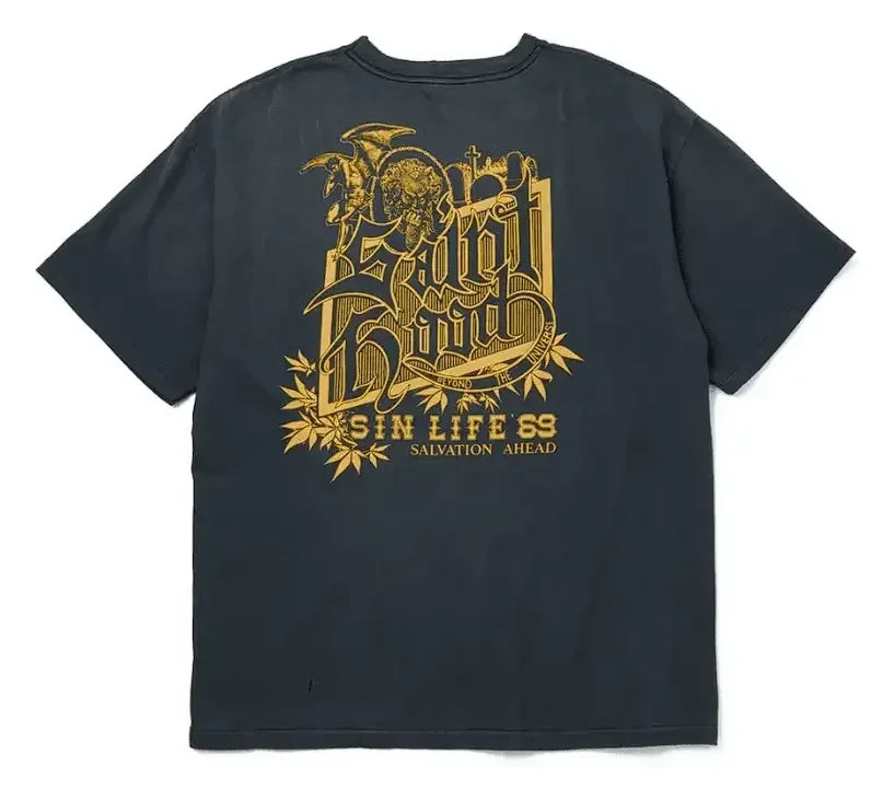 Neighborhood x Saint Michael STHD Pocket T-Shirt Vintage Black