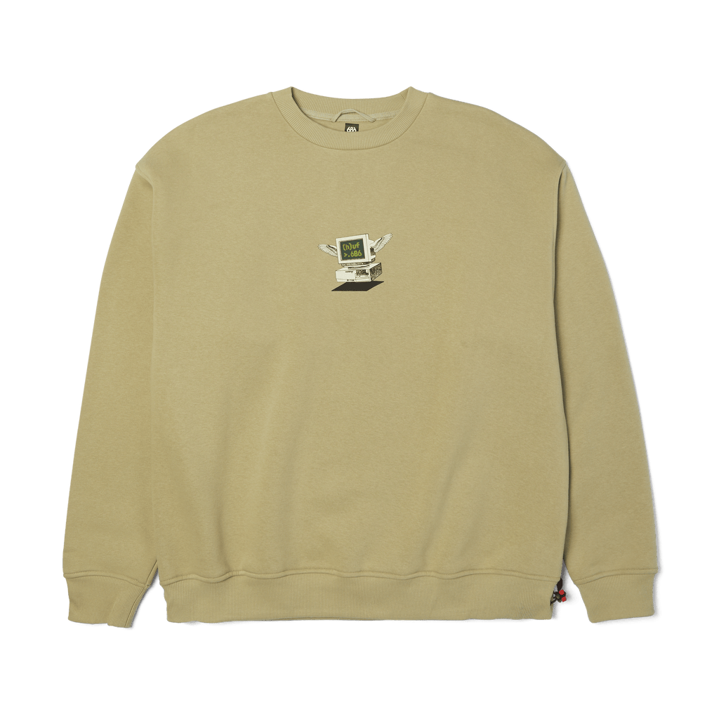 HUF x 686 Premium Heavyweight Sweatshirt | Elm front view