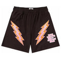 Eric Emanuel EE Short Dark Brown/Pink Bolt