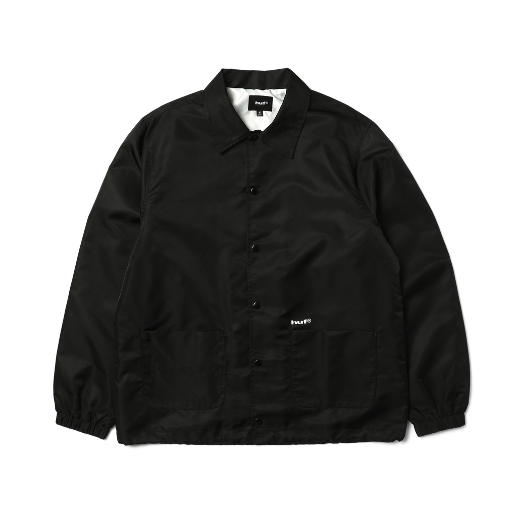 89 Coaches Jacket | Black White front view