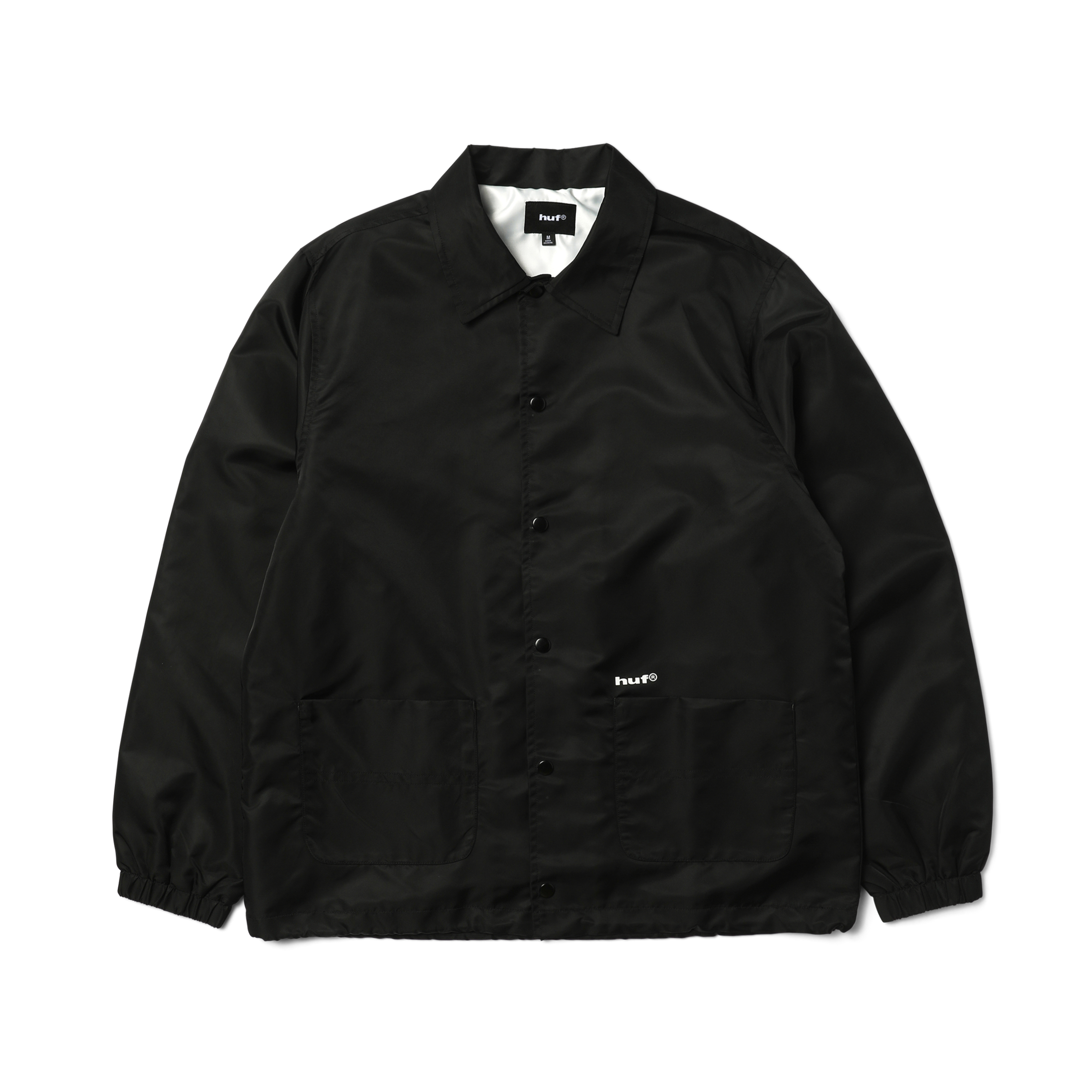 89 Coaches Jacket | Black White front view