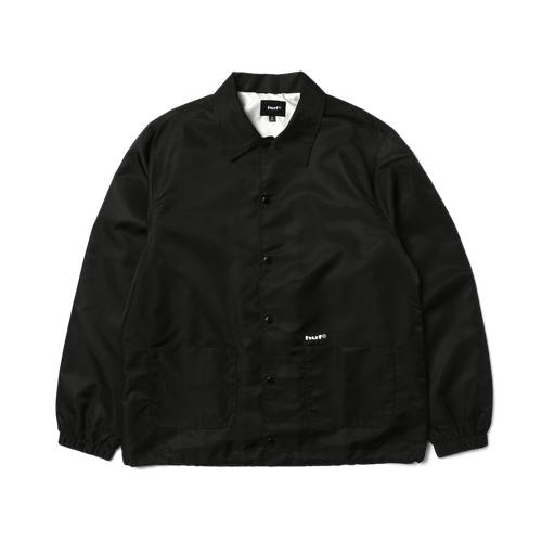 89 Coaches Jacket | Black White front view