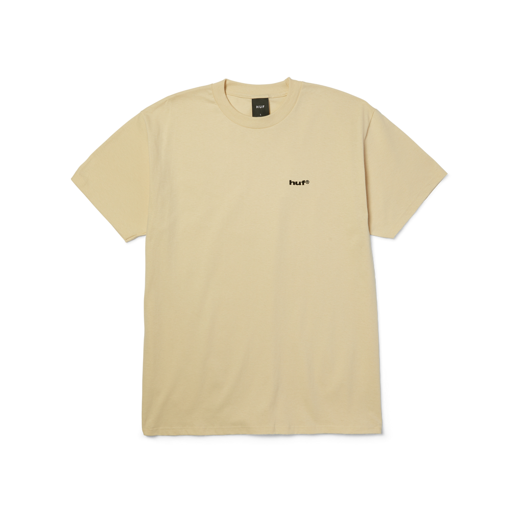 89 Embroidered T-Shirt | Cream Black front view
