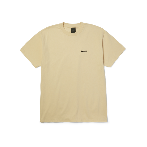 89 Embroidered T-Shirt | Cream Black front view