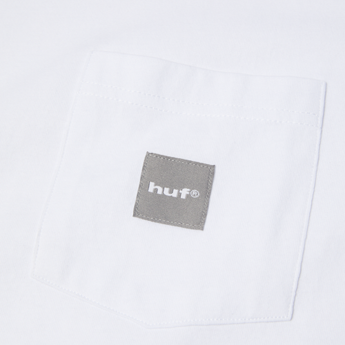 Box Logo Pocket T-Shirt | White Grey view 2
