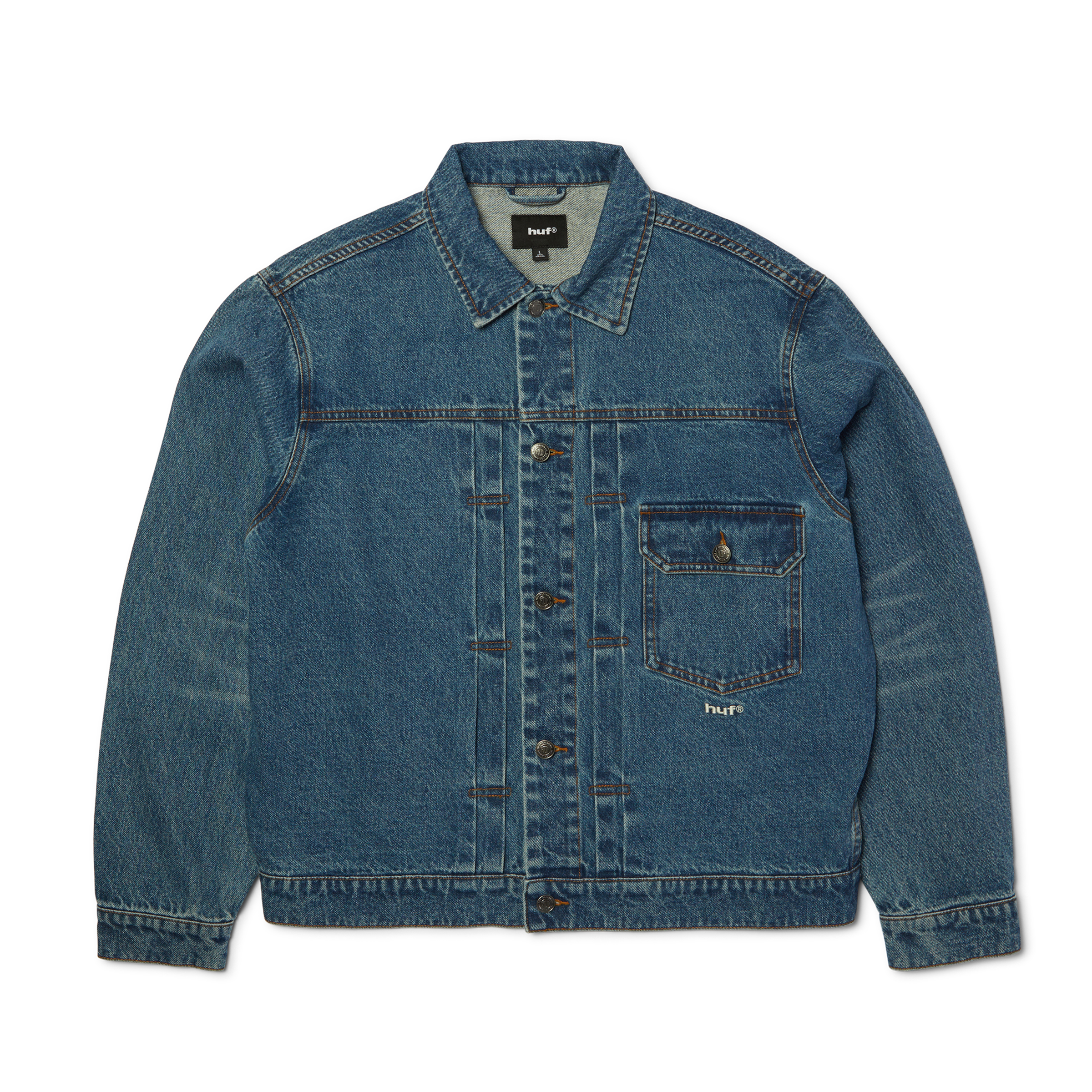 89 Trucker Jacket | Indigo front view