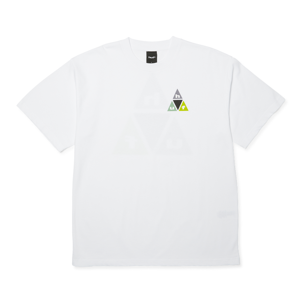 Prism Triple Triangle T-Shirt | White front view