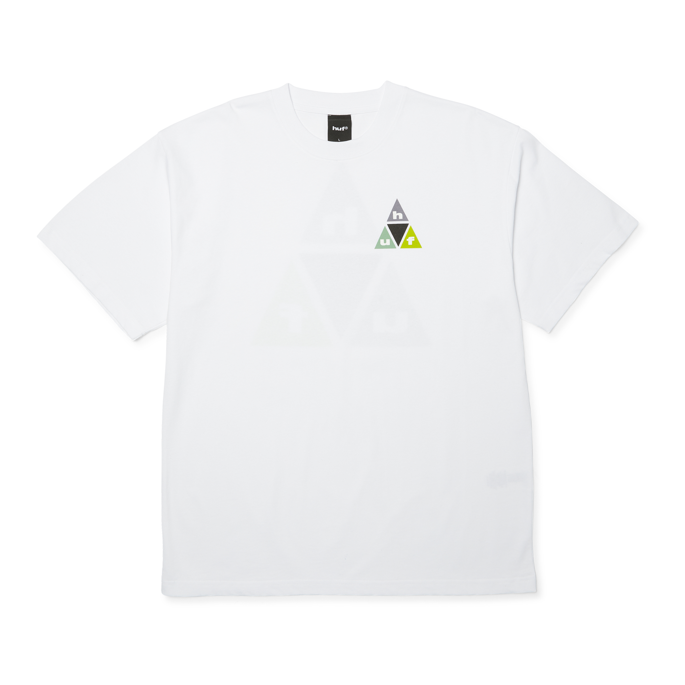 Prism Triple Triangle T-Shirt | White front view