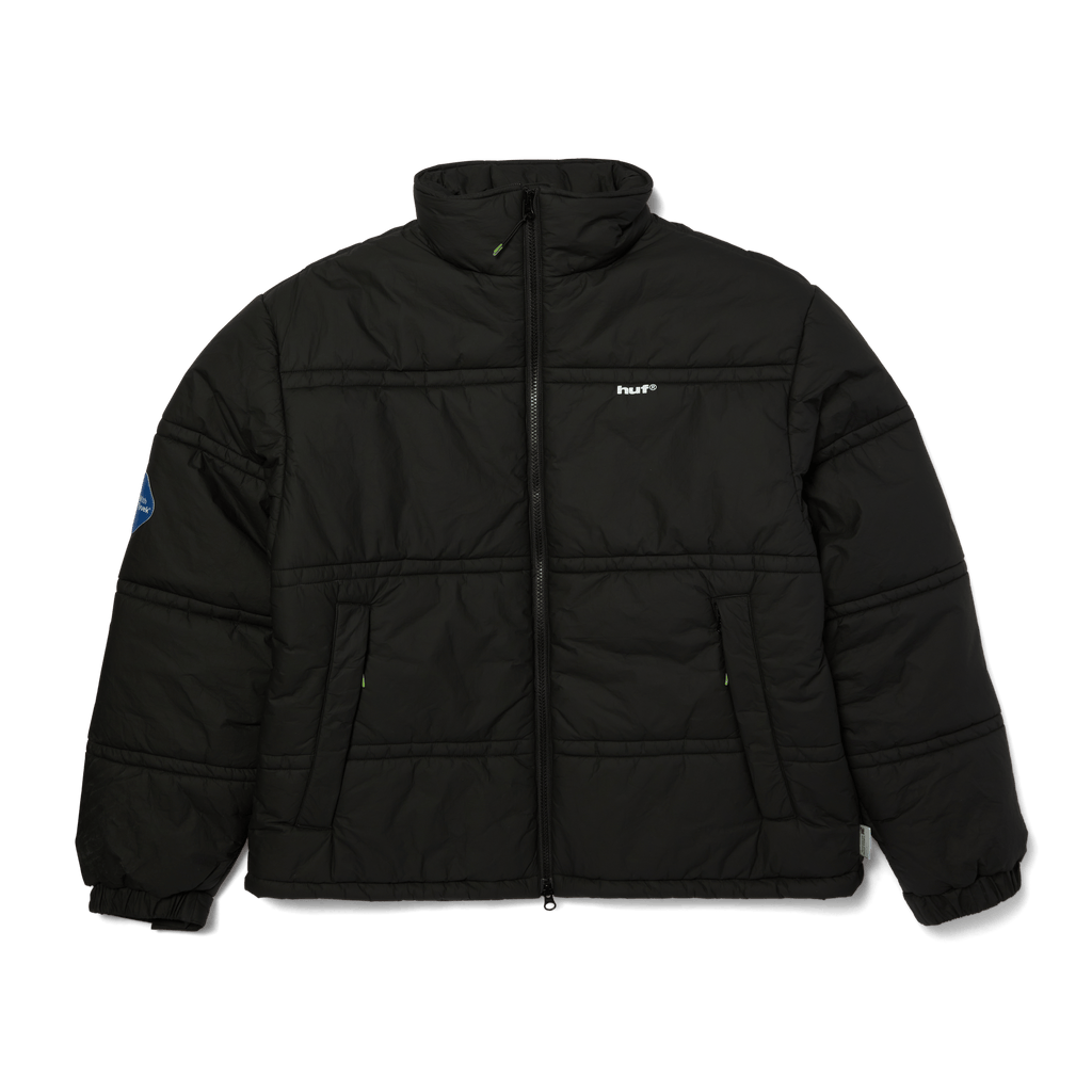 89 Tyvek Puffer | Black front view