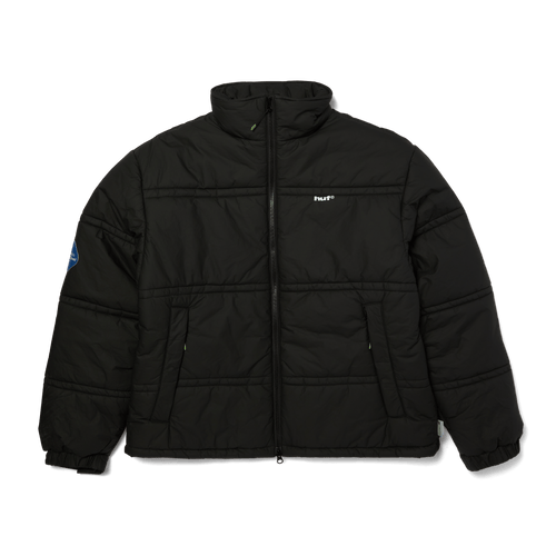 89 Tyvek Puffer | Black front view