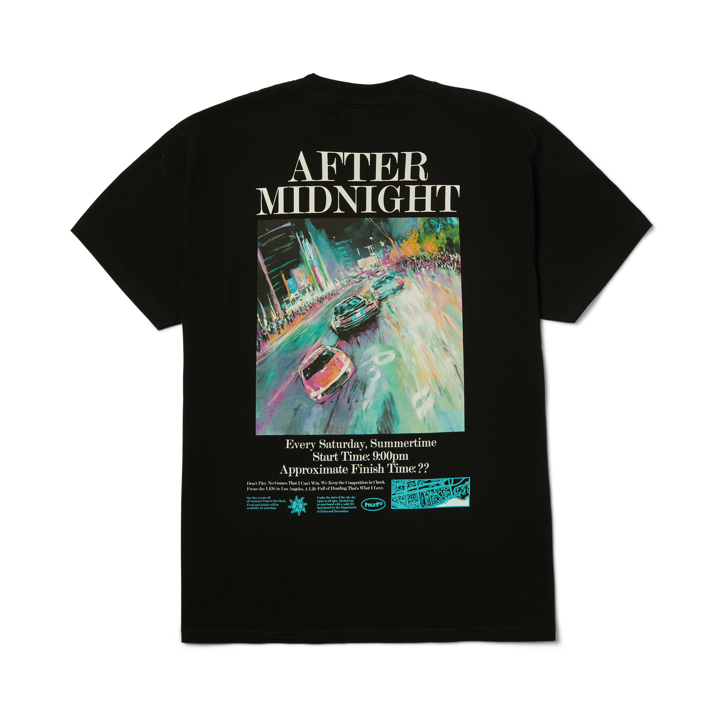 After Midnight T-Shirt | Black front view