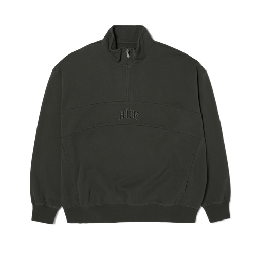 Arch Enzyme 1/4 Zip Fleece | Vintage Black front view