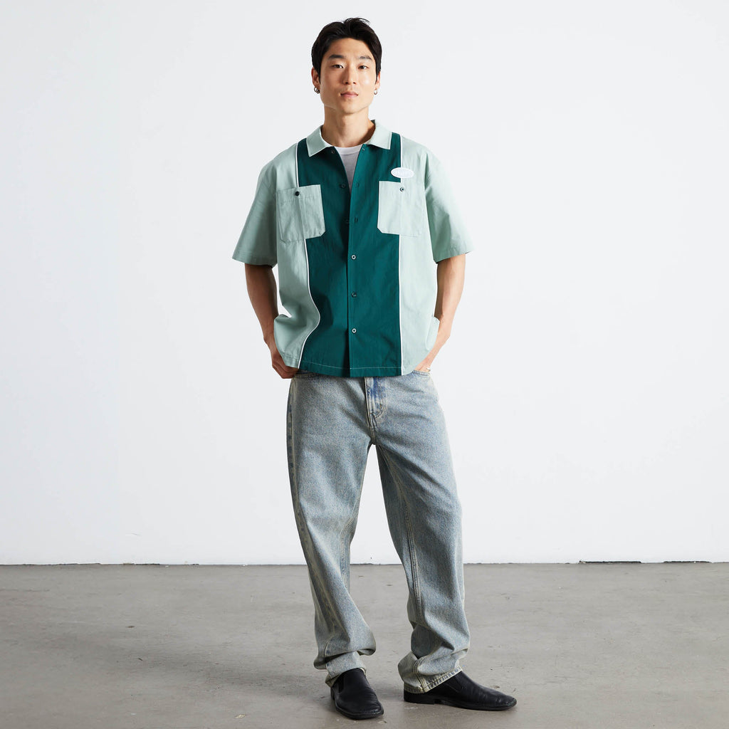 Urethane Work Shirt | Mist Green view 2