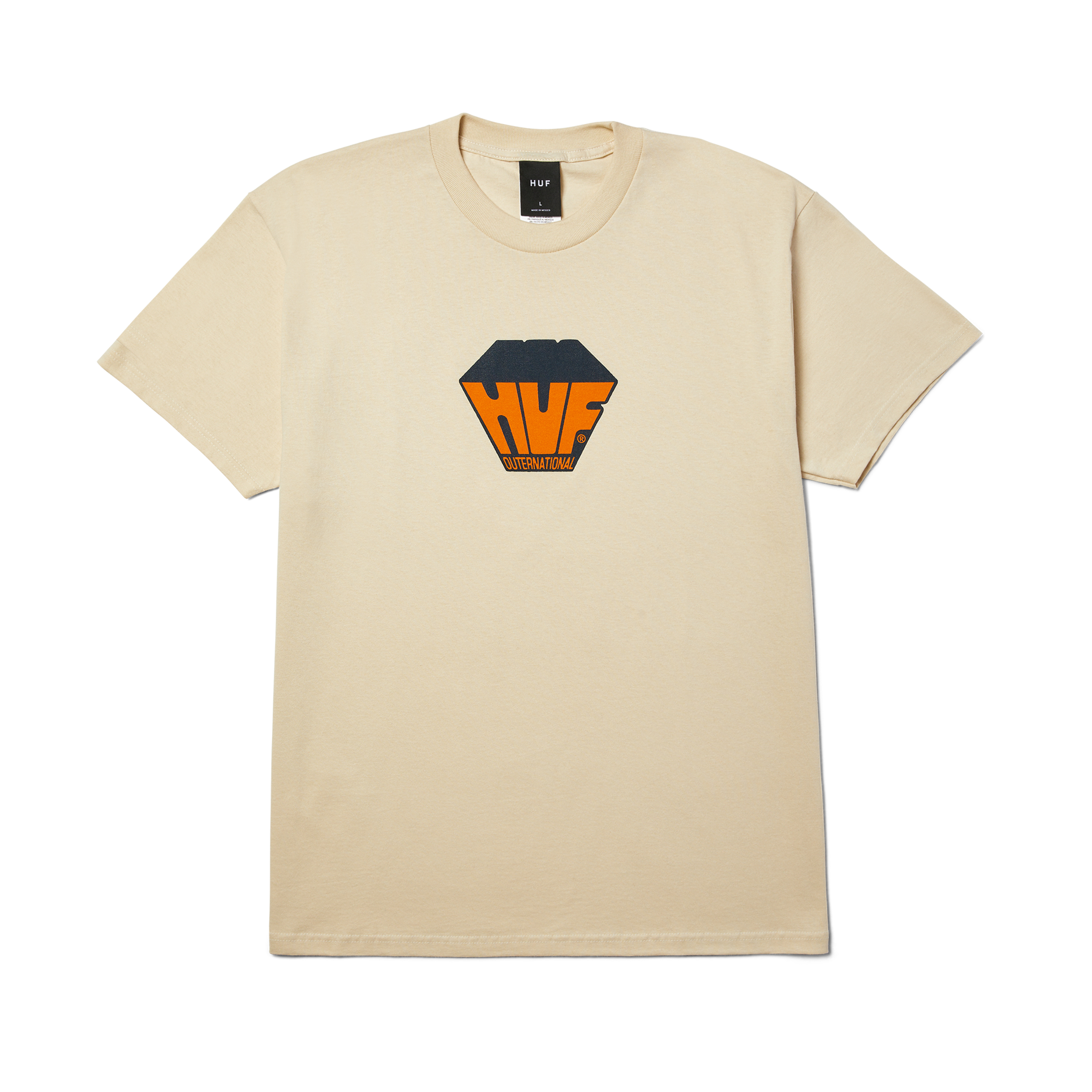 Big Block T-Shirt | Bleach front view