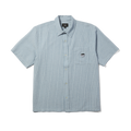 Big Block Striped Shirt | Light Blue front view