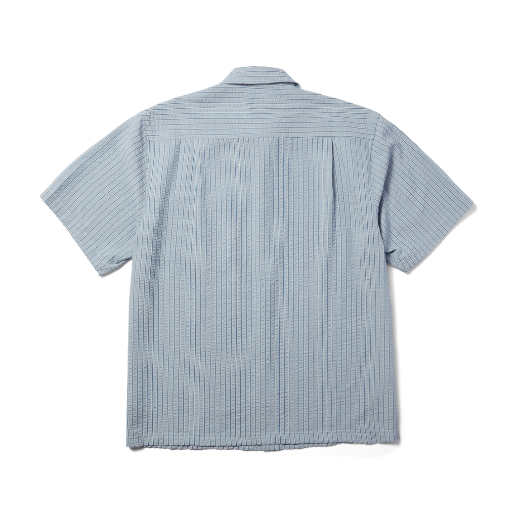 Big Block Striped Shirt | Light Blue view 2