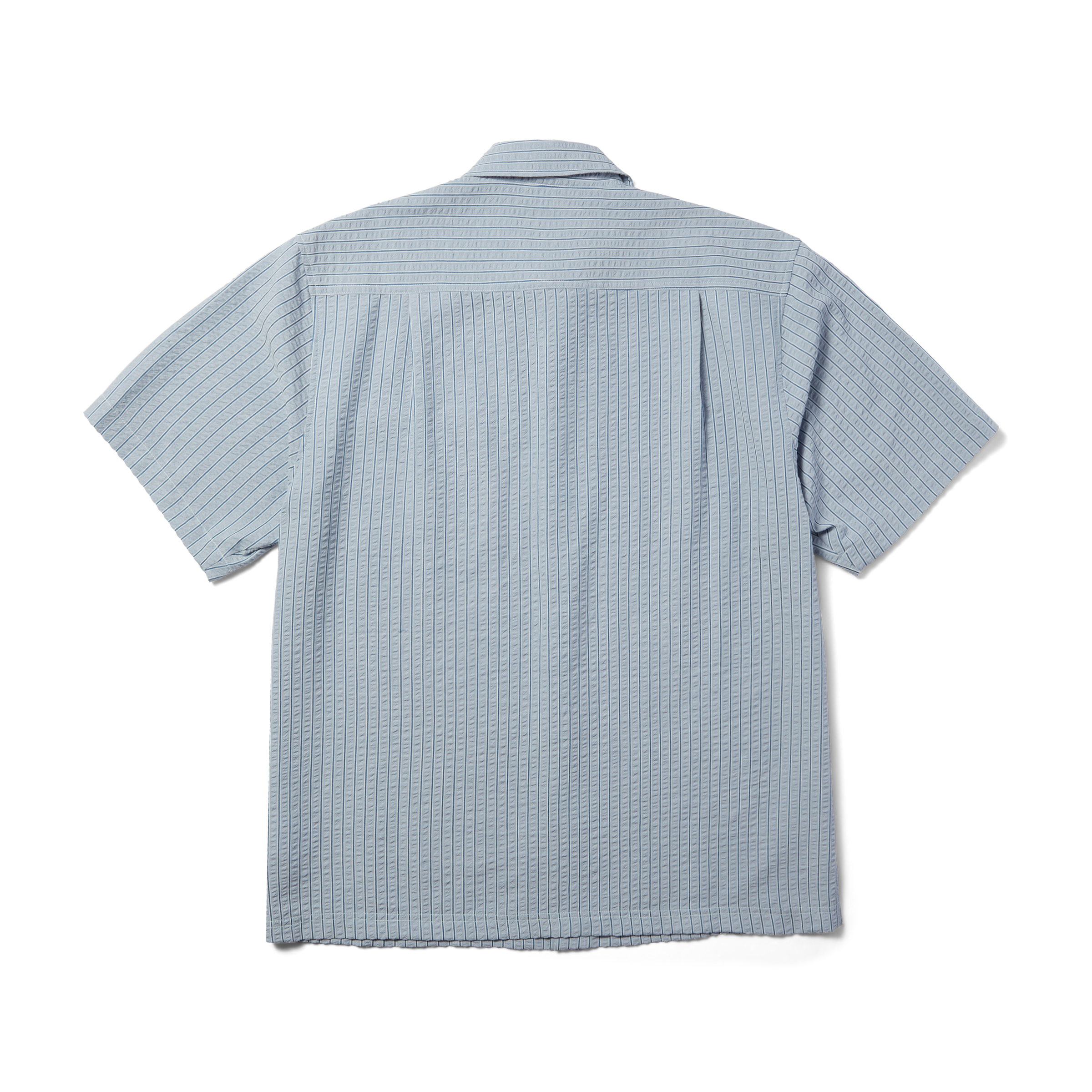 Big Block Striped Shirt | Light Blue view 2