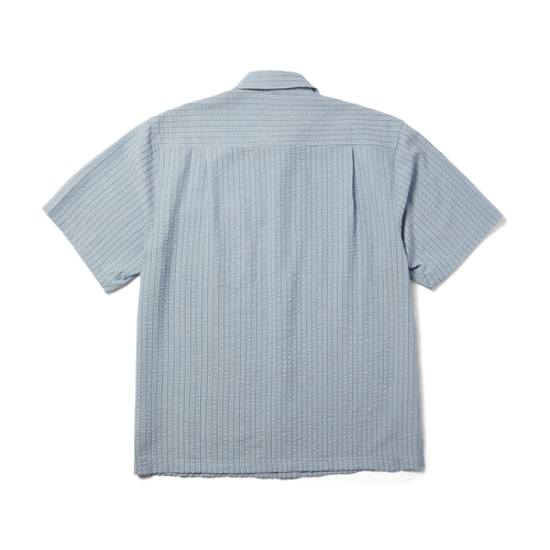 Big Block Striped Shirt | Light Blue view 2