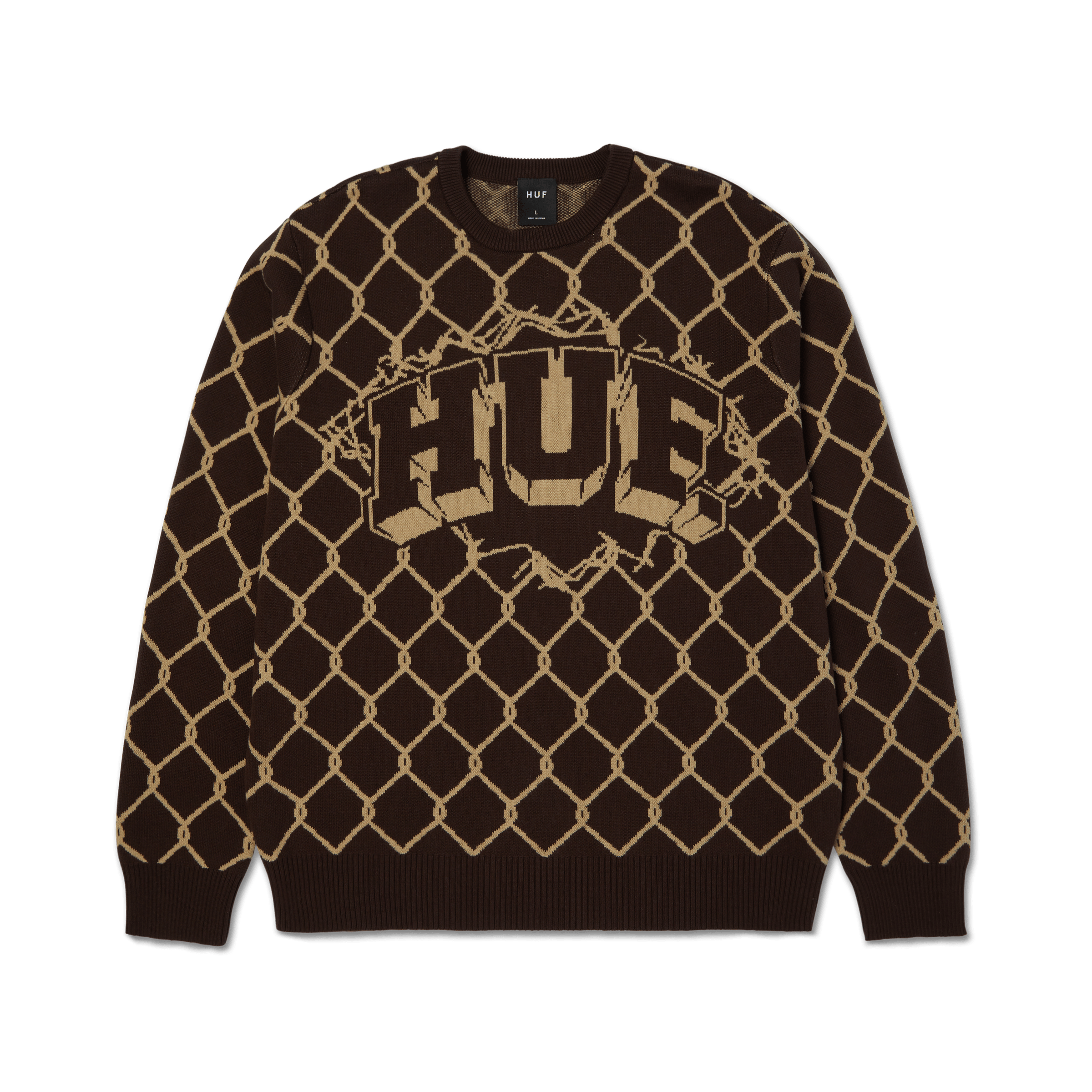 Breakthrough Crewneck Sweater | Bison front view