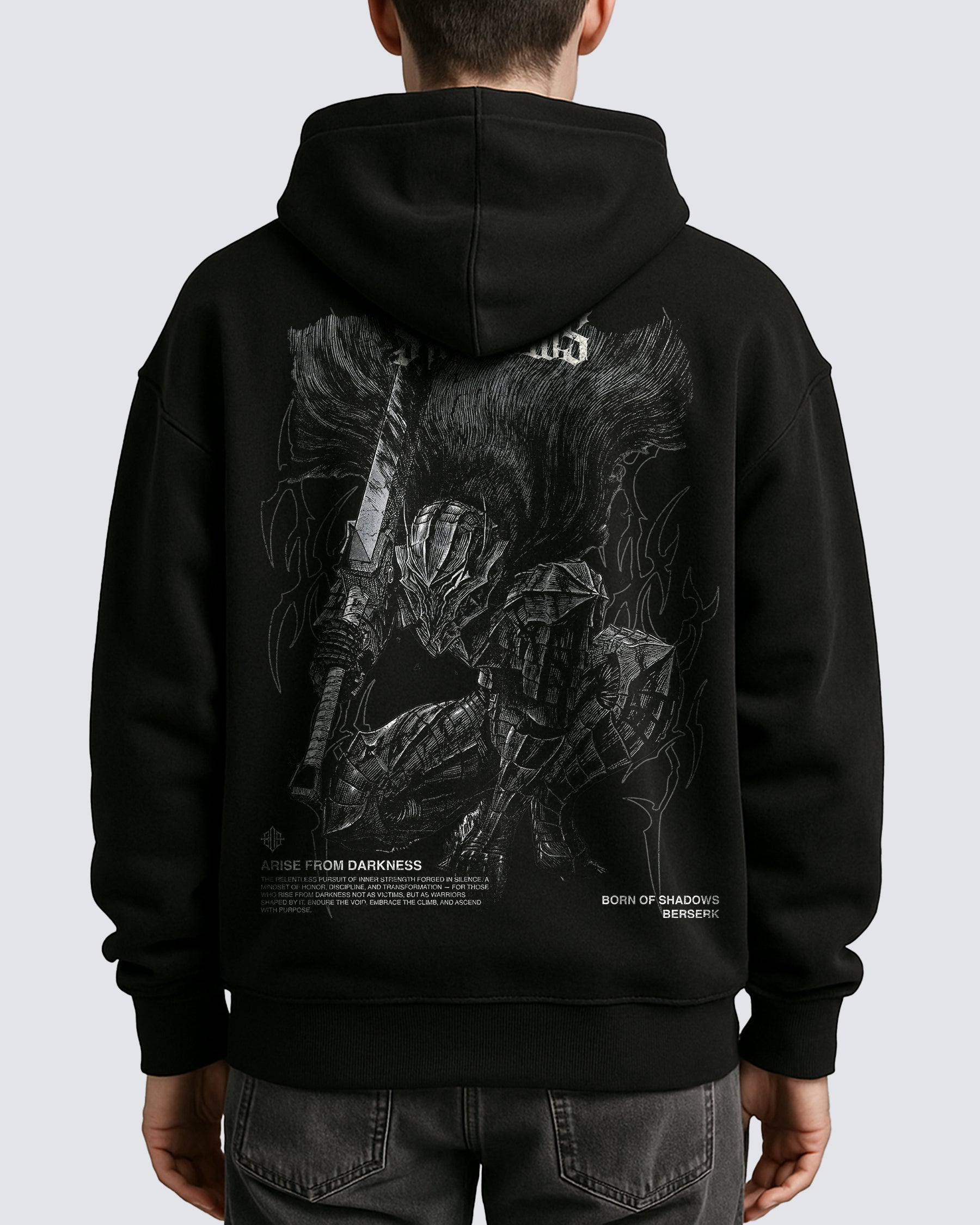 Berserk 'The Black Swordsman' Oversized Hoodie
