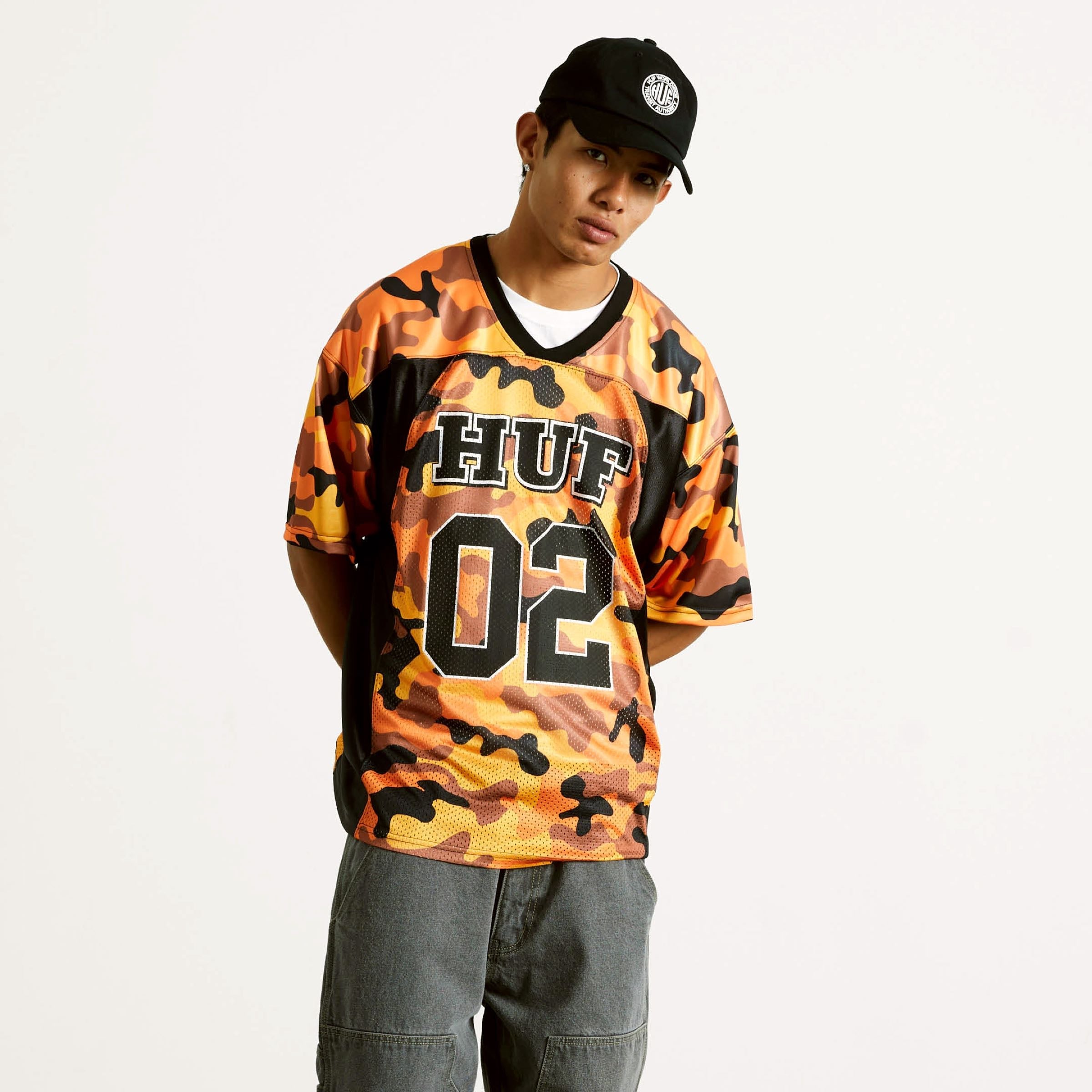 Camo Football Jersey | Lava view 2