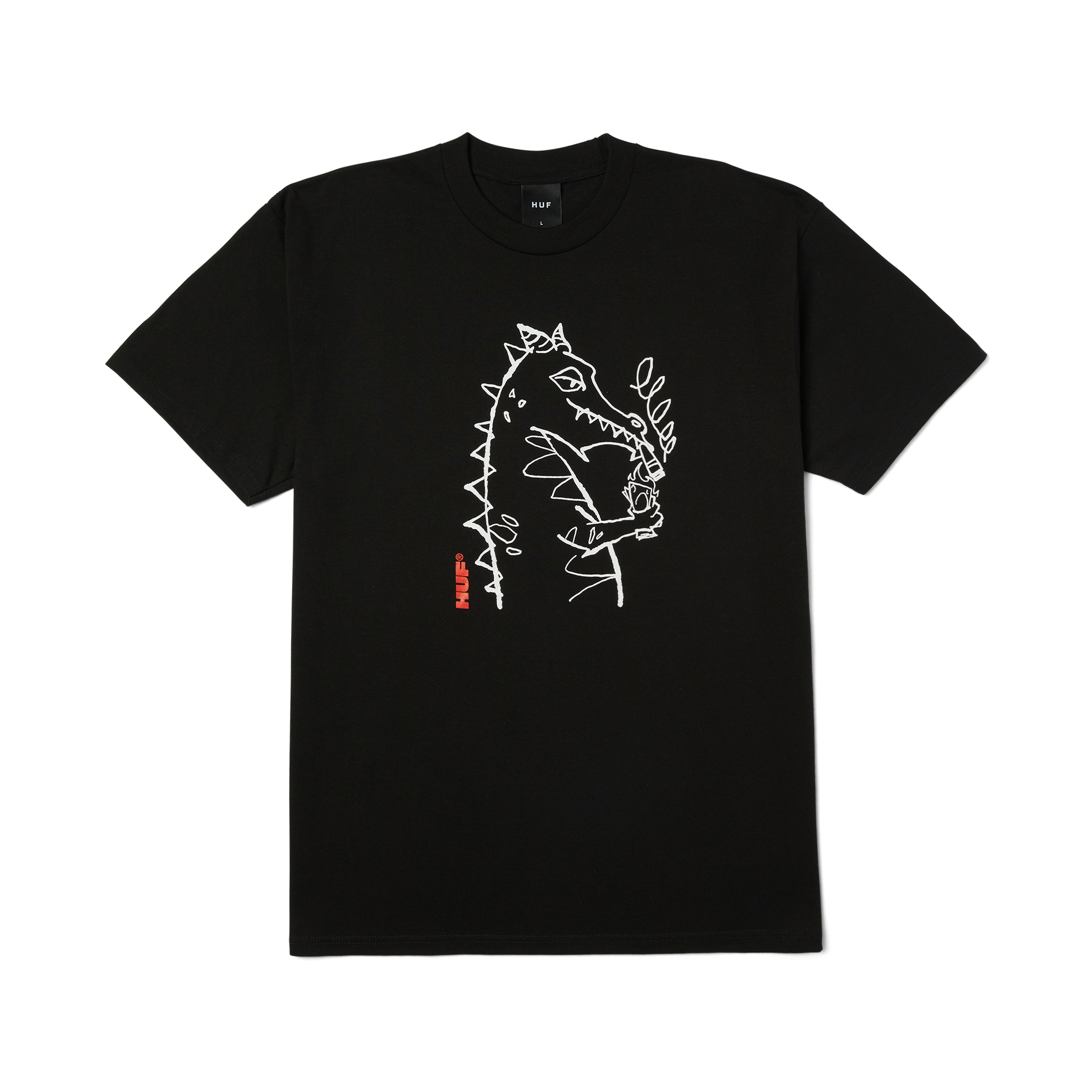 Cash Dragon T-Shirt | Black front view