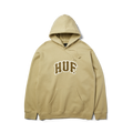 Classic Arch Pullover Hoodie | Sand front view