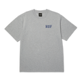 Classic H T-Shirt | Heather Grey Navy front view