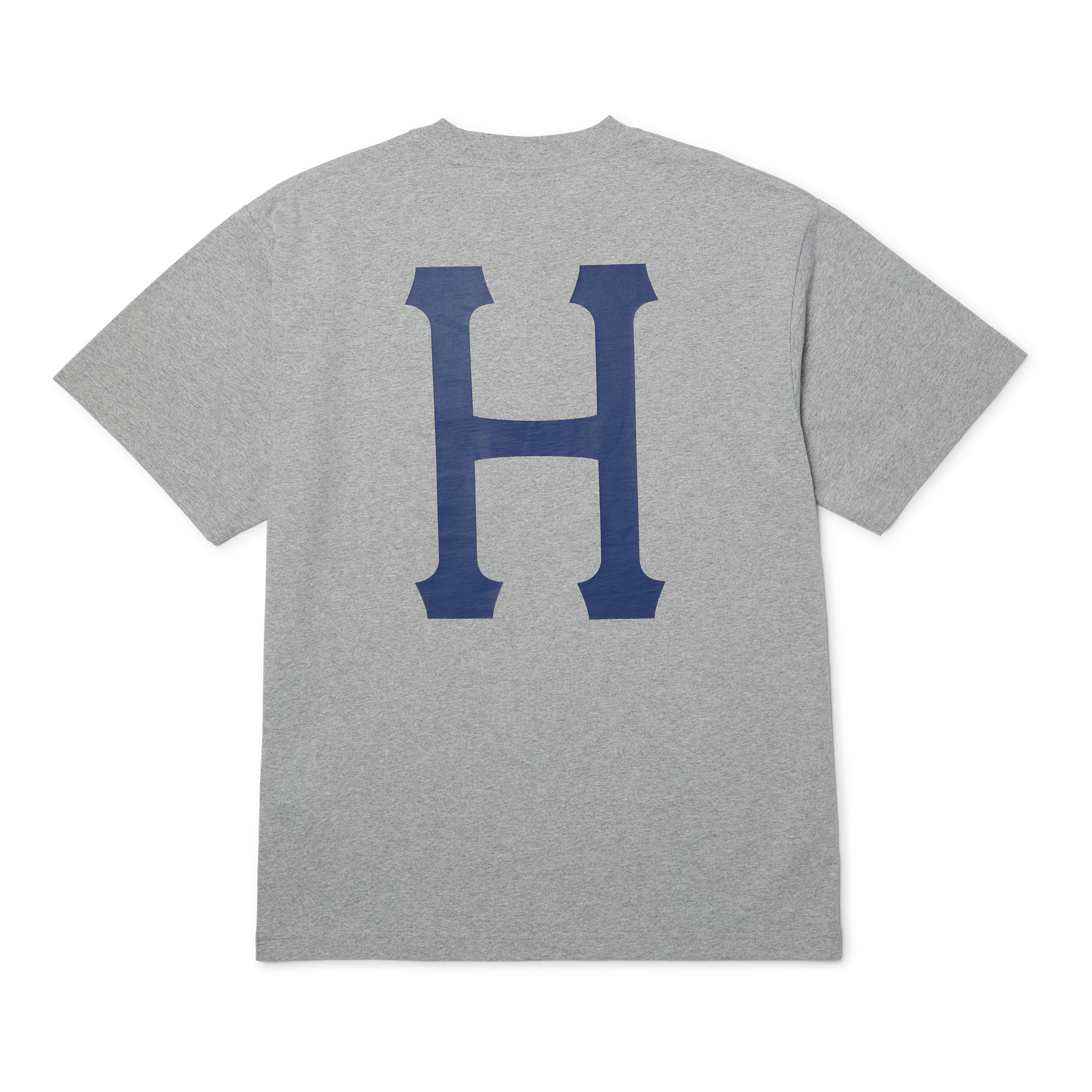 Classic H T-Shirt | Heather Grey Navy view 2