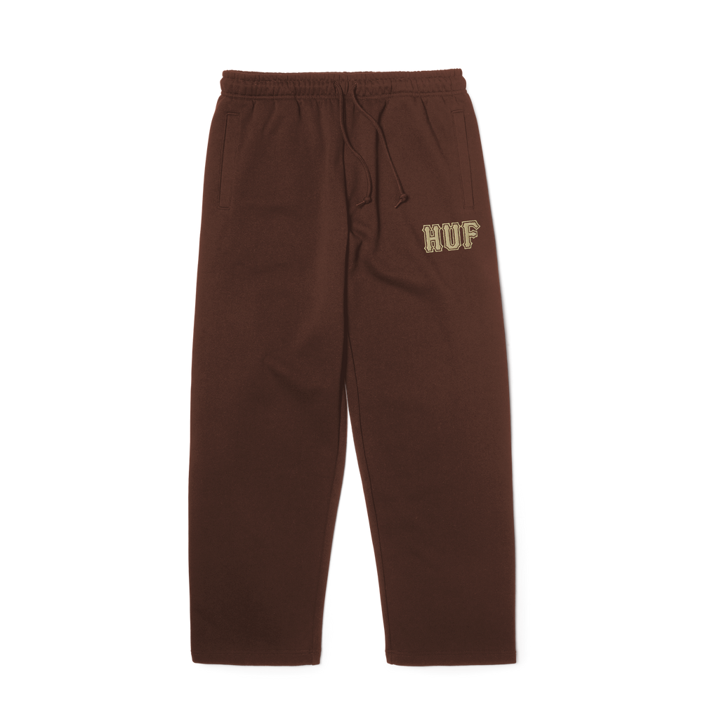 Classic Logo Fleece Pant | Black front view