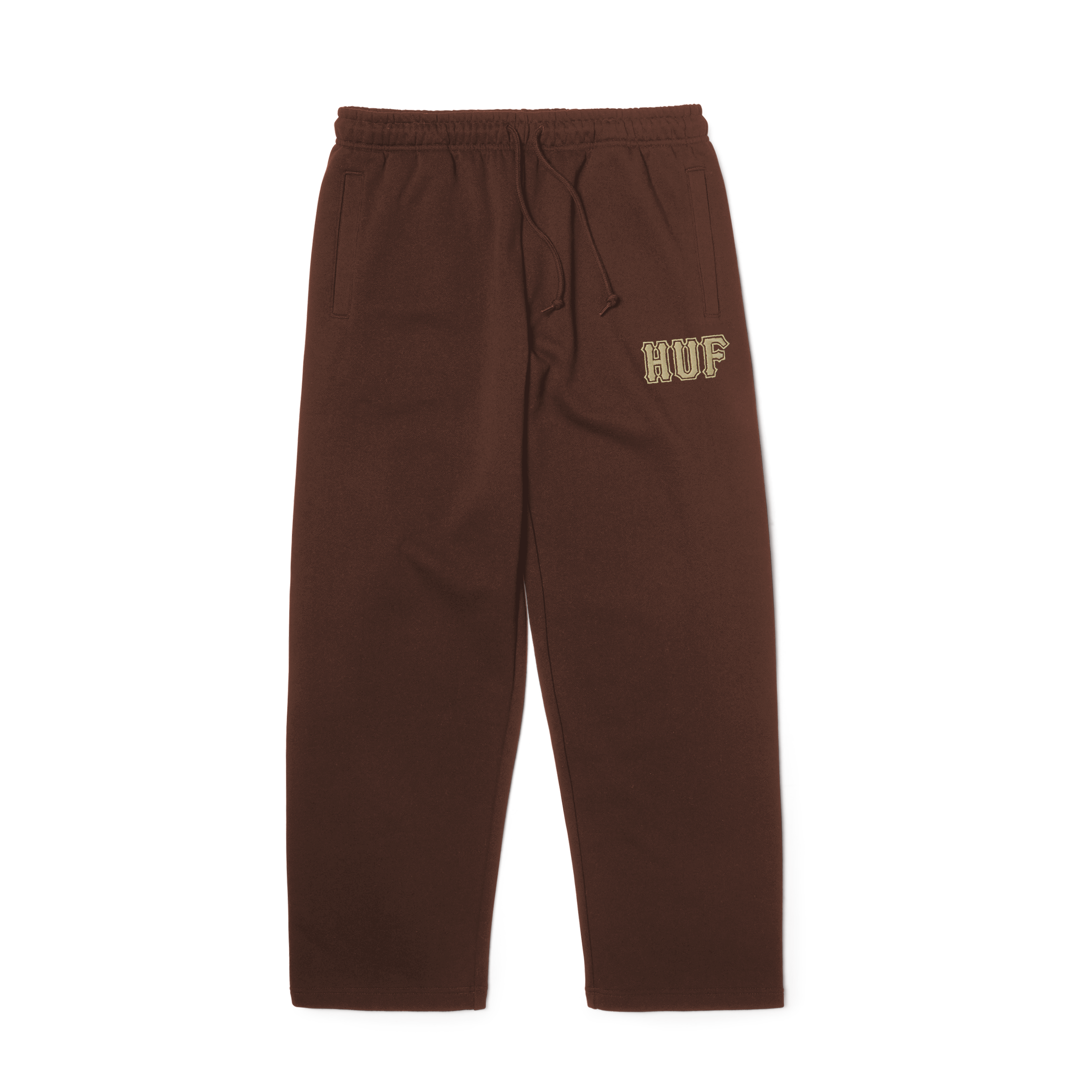 Classic Logo Fleece Pant | Black front view