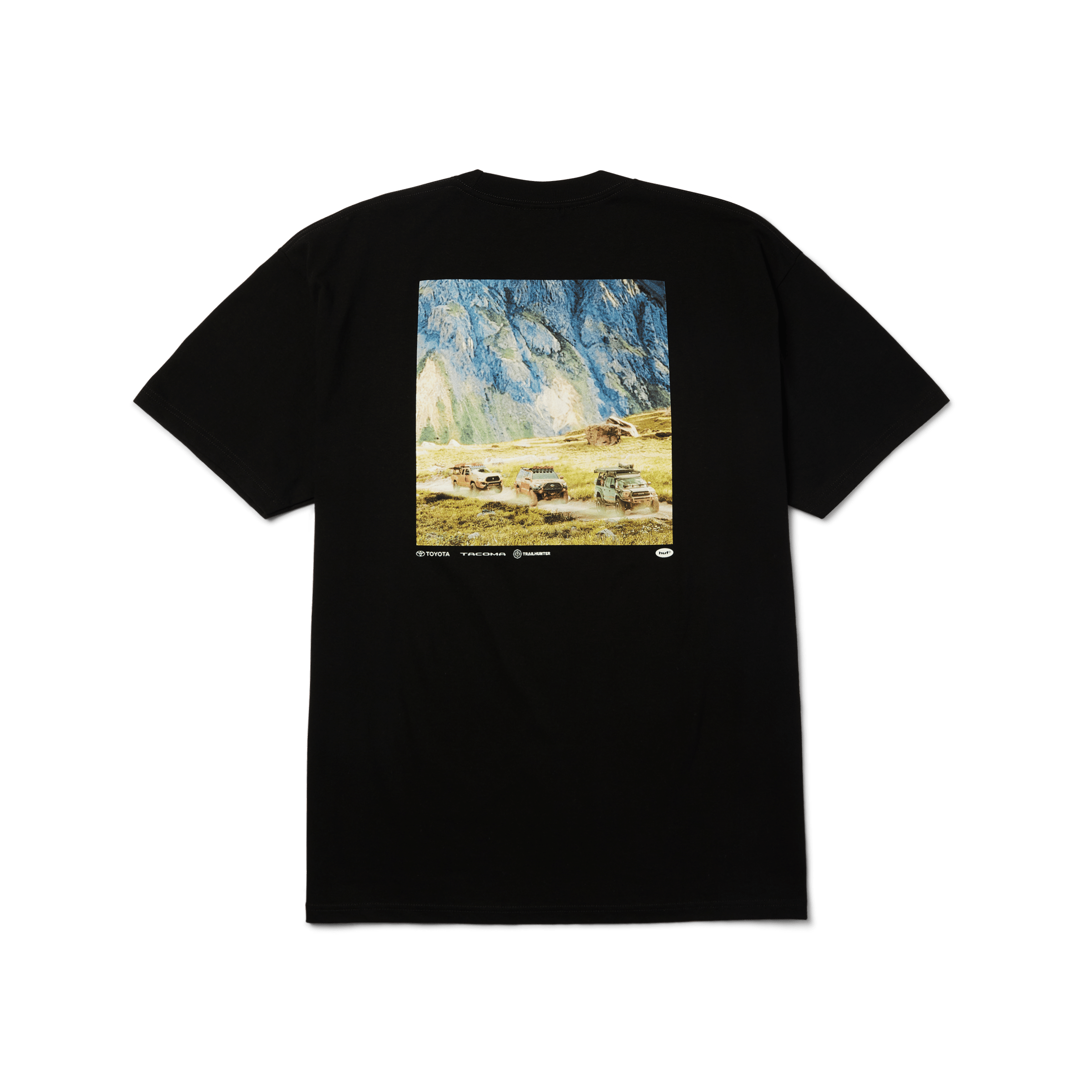 HUF x Toyota Trailhunter Convoy T-Shirt | Black front view