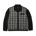 Coolidge Plaid Long Sleeve T-Shirt Shirt | Black front view