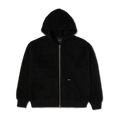 Corso Heavyweight Full-Zip Hoodie | Black front view