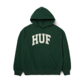 Cracked Arch Inside Out Hoodie | Forest Green front view