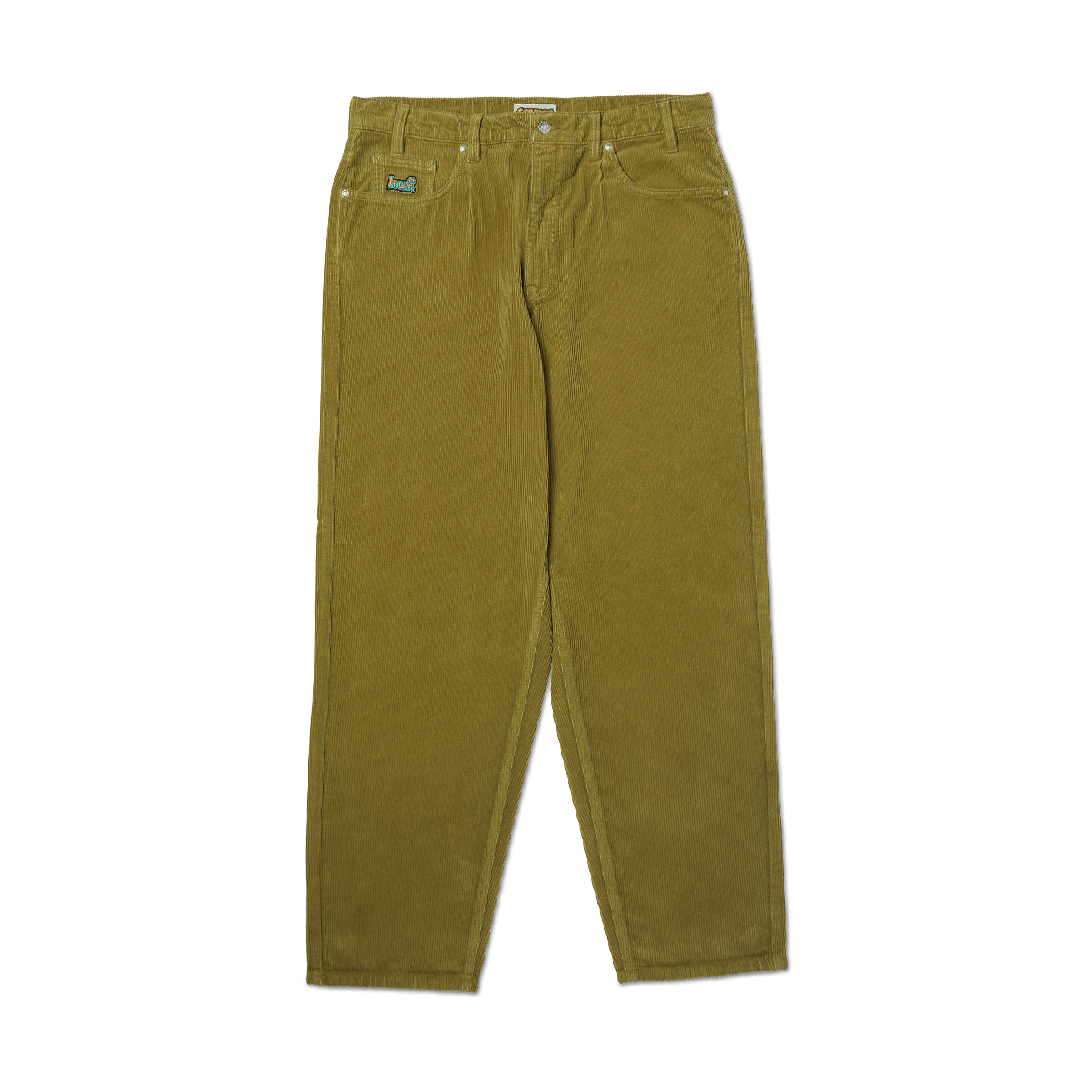 Cromer Corduroy Pant | Leaf front view