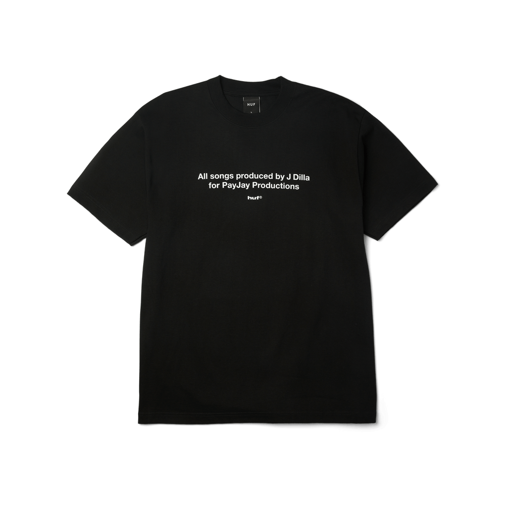 HUF x J Dilla Studio T-Shirt | Black view 2