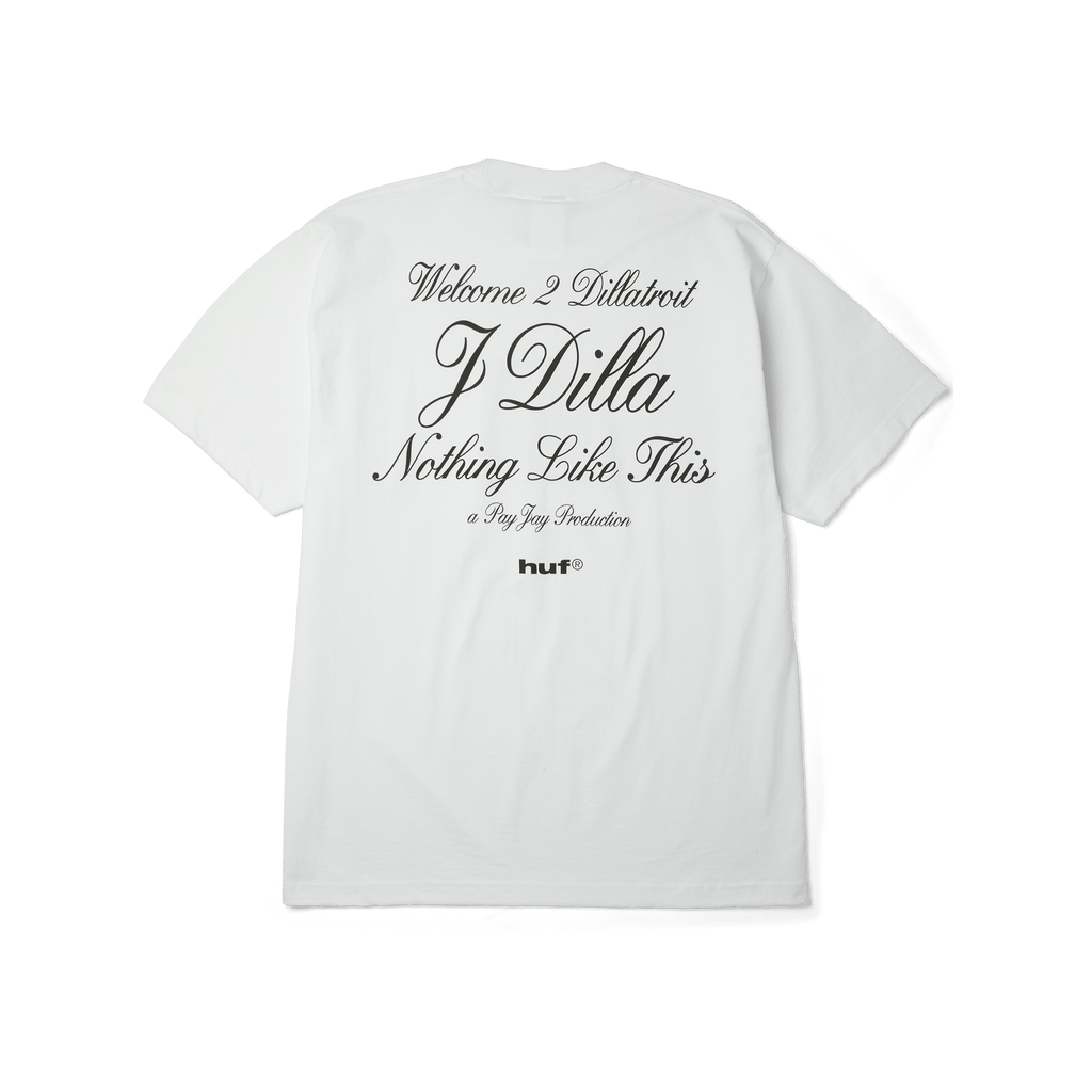 HUF x J Dilla Dillatroit T-Shirt | White view 2