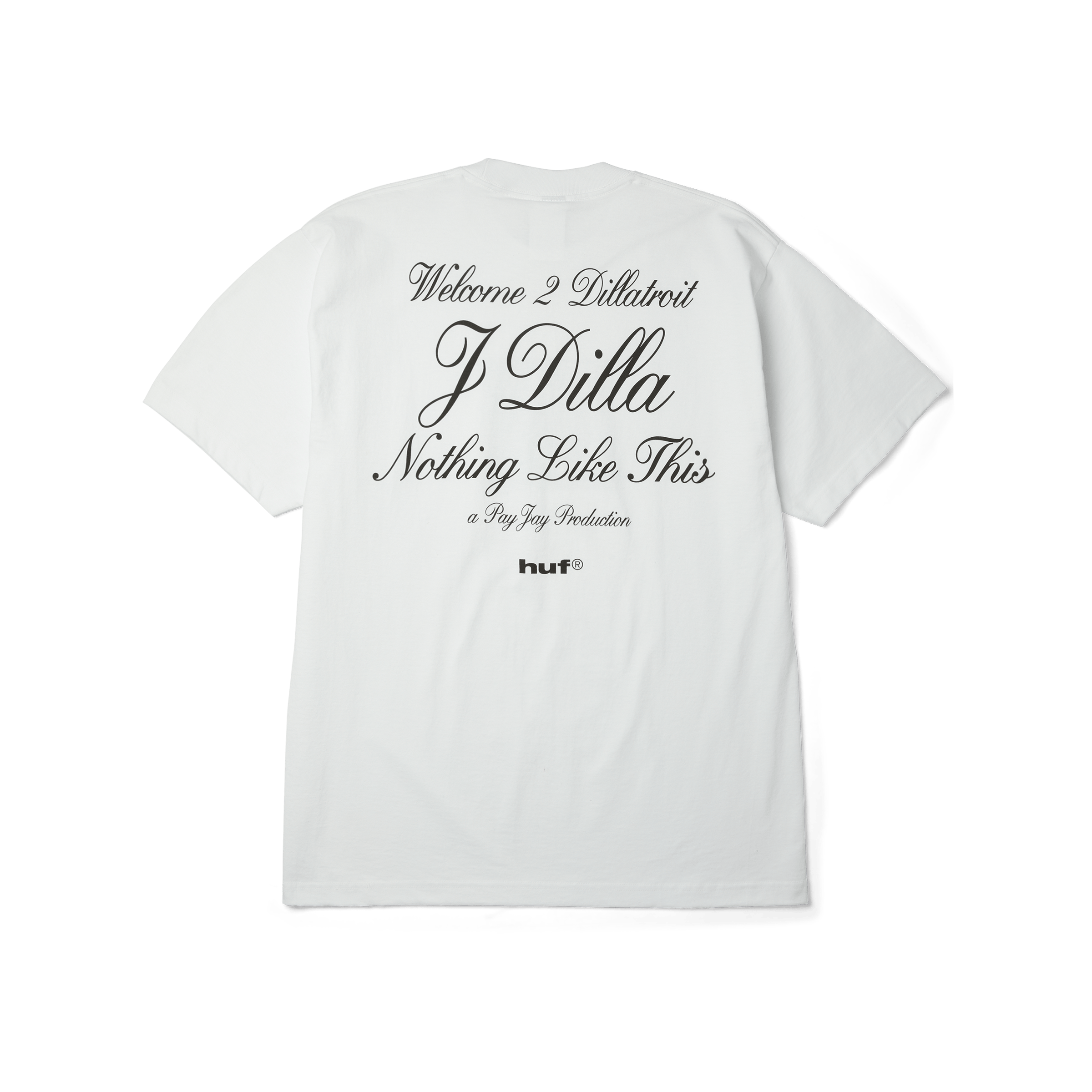 HUF x J Dilla Dillatroit T-Shirt | White view 2
