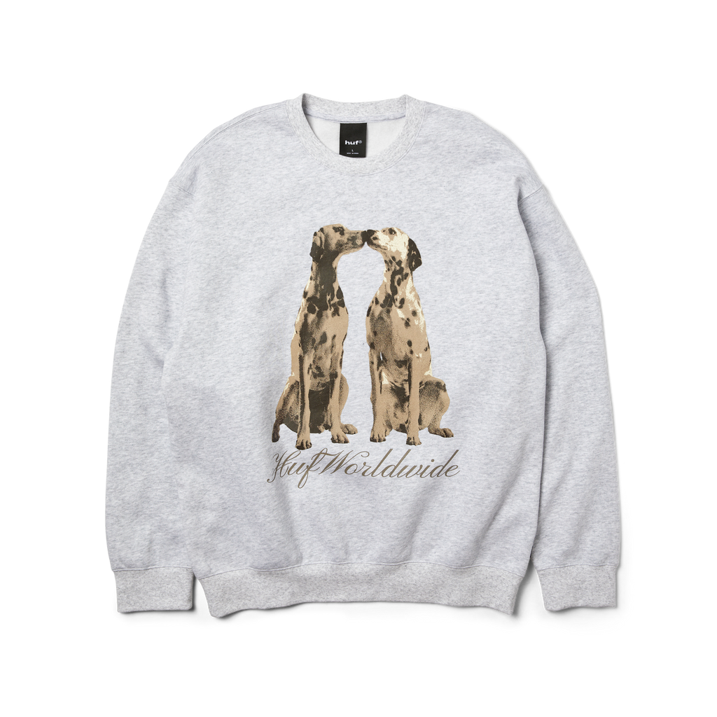 Dogged Crewneck Sweatshirt | Heather Grey front view