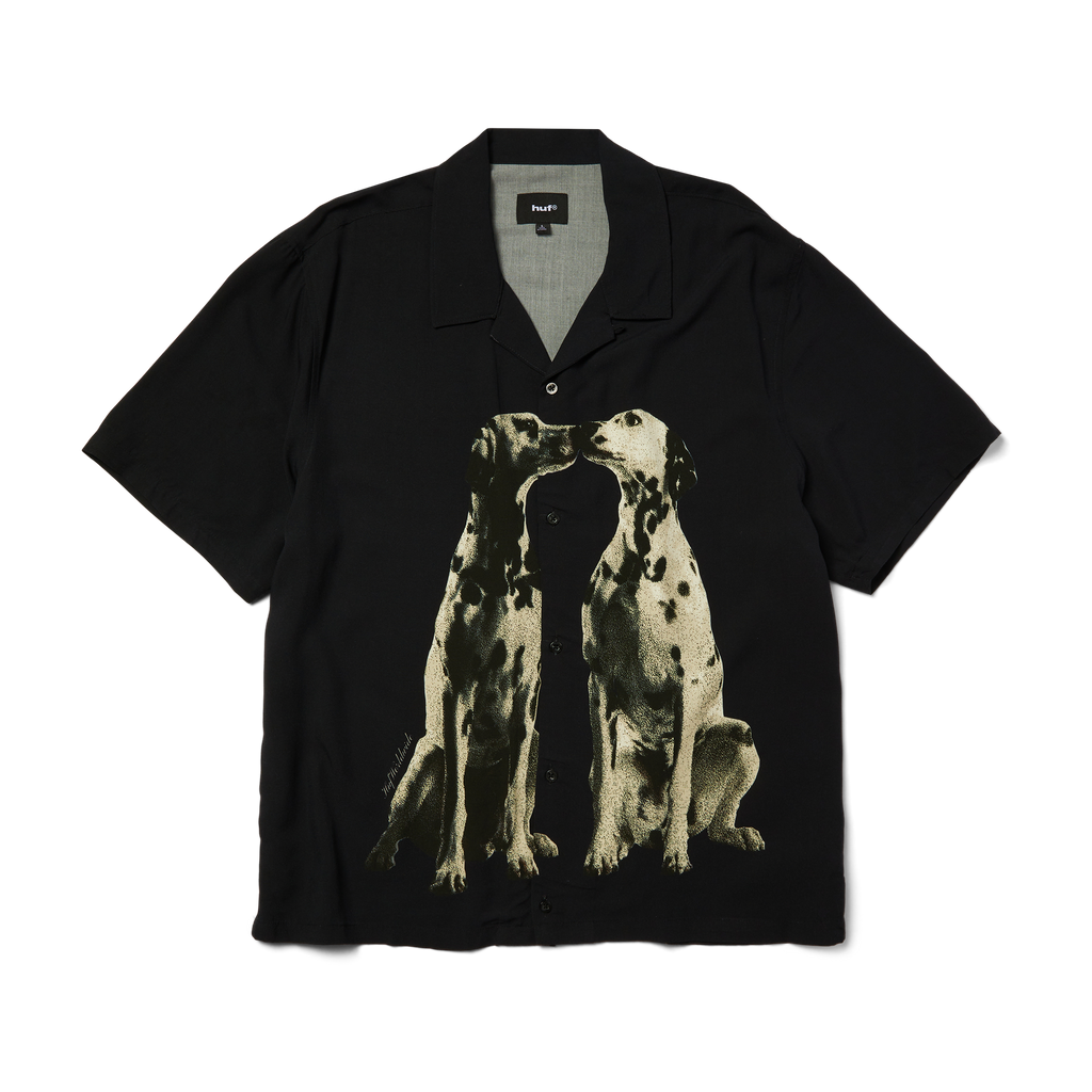 Dogged Resort Shirt | Black front view
