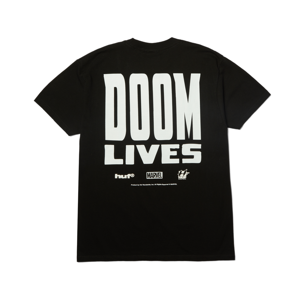 huf x Marvel Doom Lives T-Shirt | Black view 2