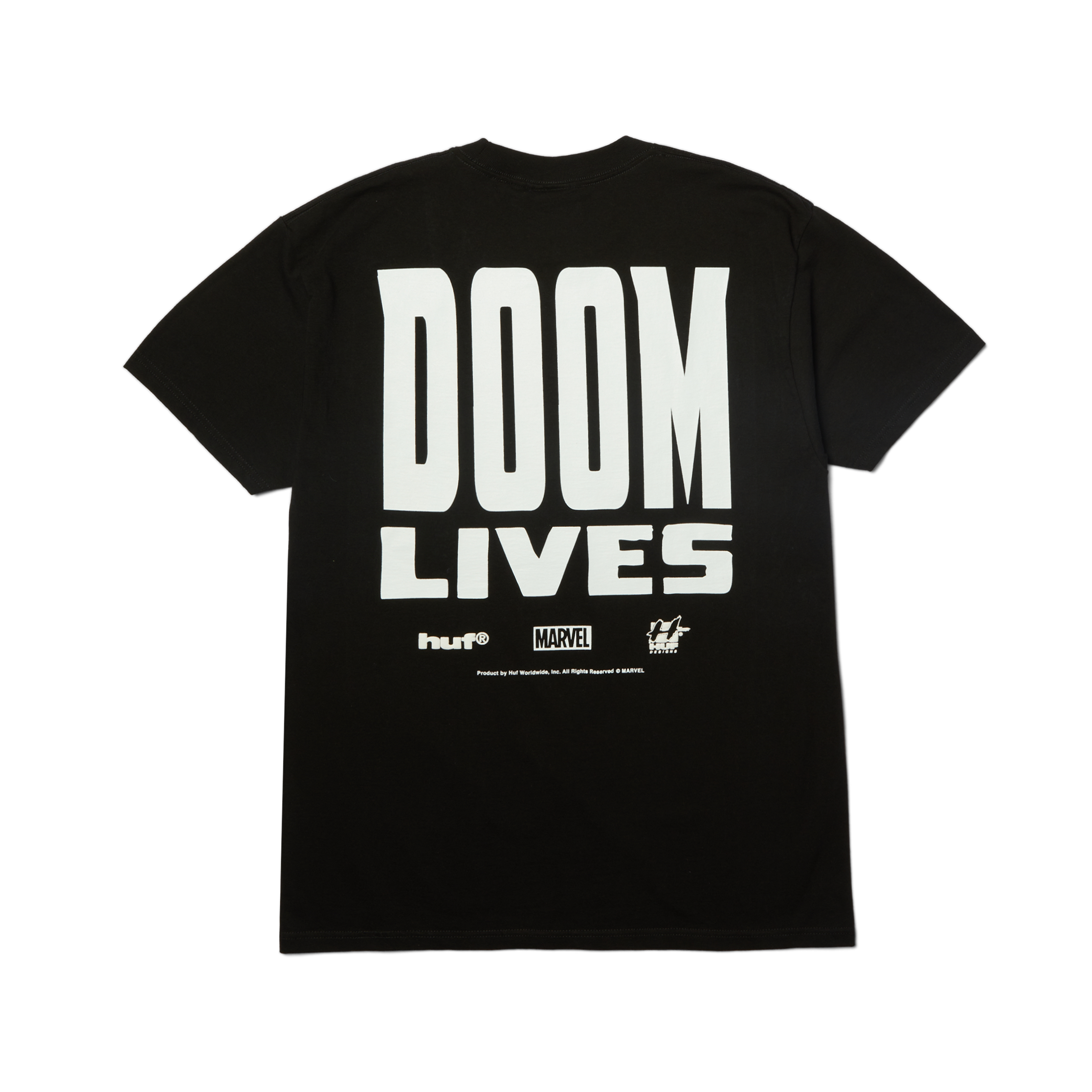huf x Marvel Doom Lives T-Shirt | Black view 2