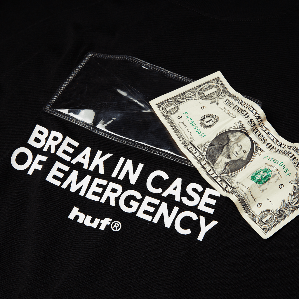 Emergency Fund T-Shirt | Black view 2