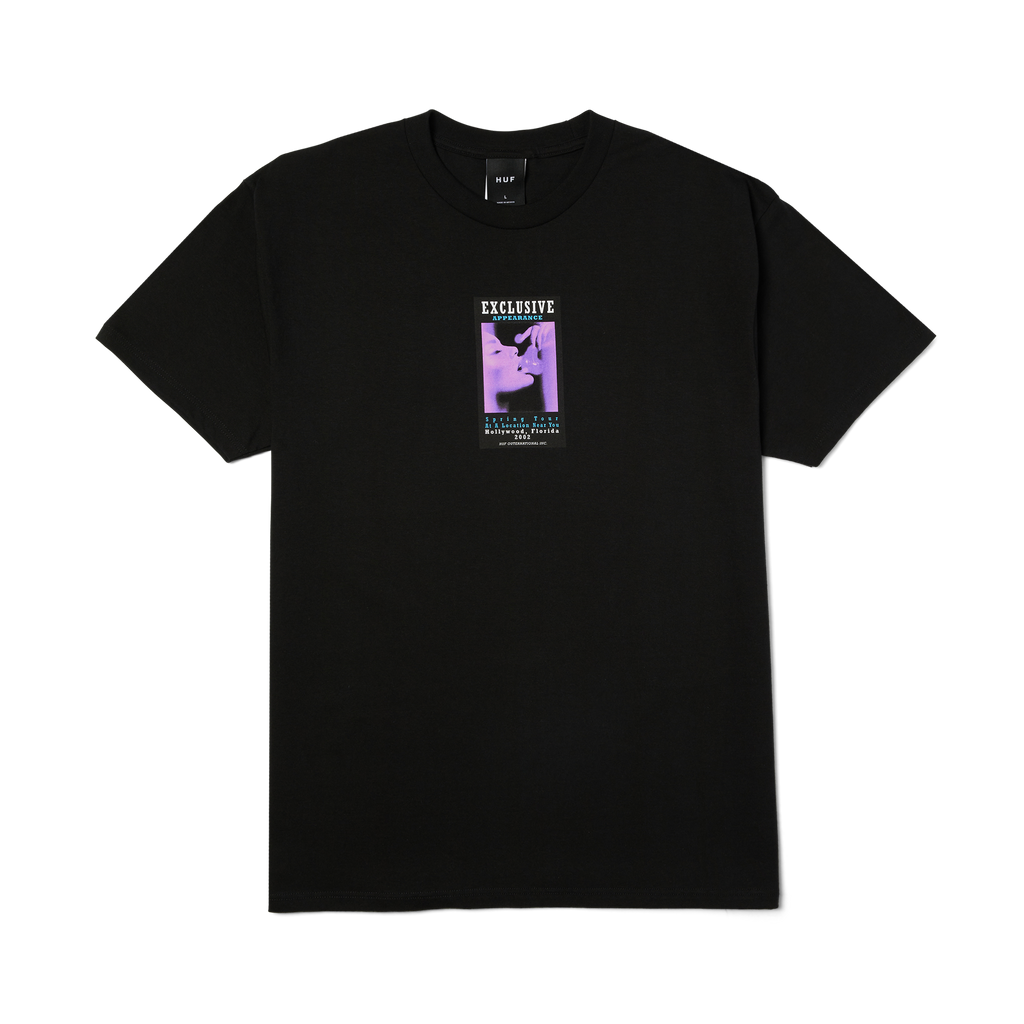 Exclusive Appearance T-Shirt | Black front view
