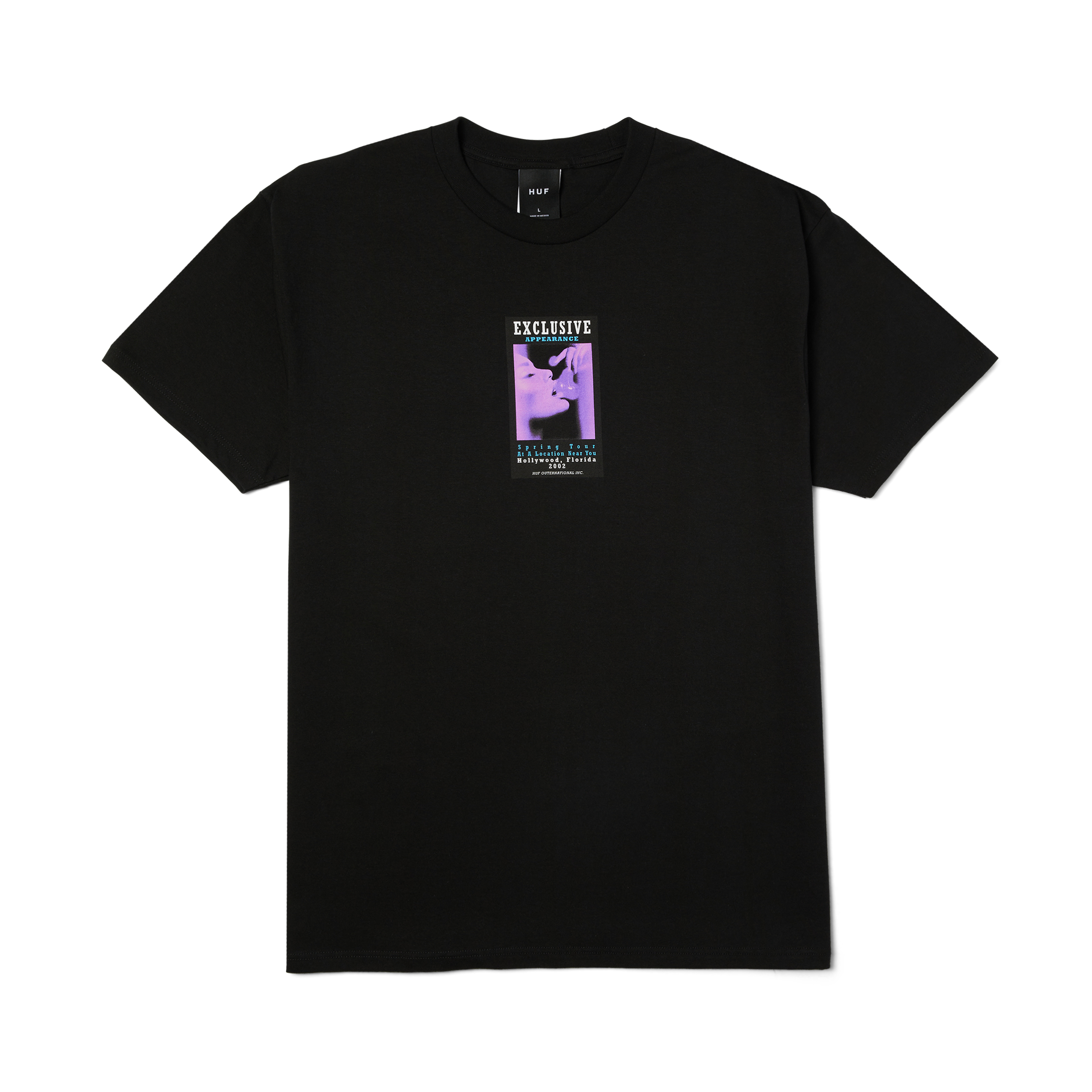 Exclusive Appearance T-Shirt | Black front view