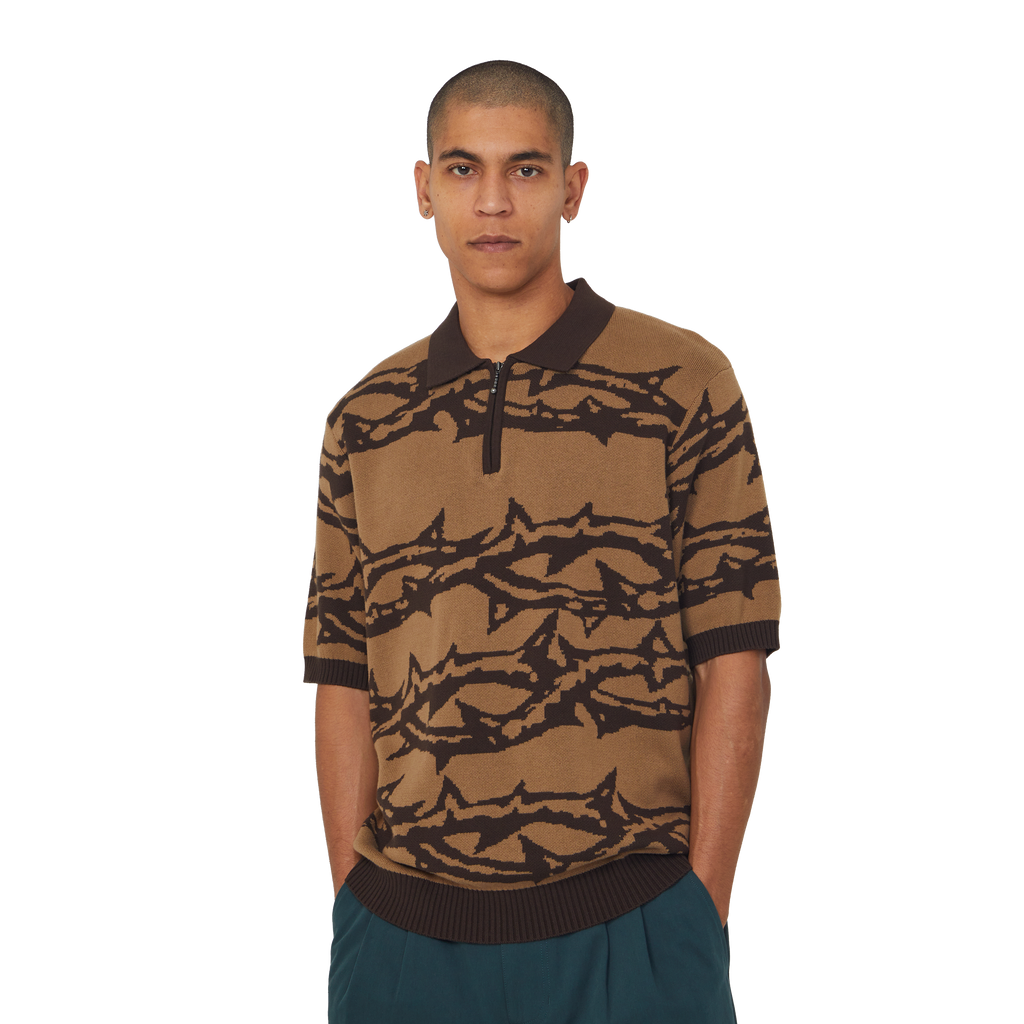 Fantasies Knit Top | Brown view 2