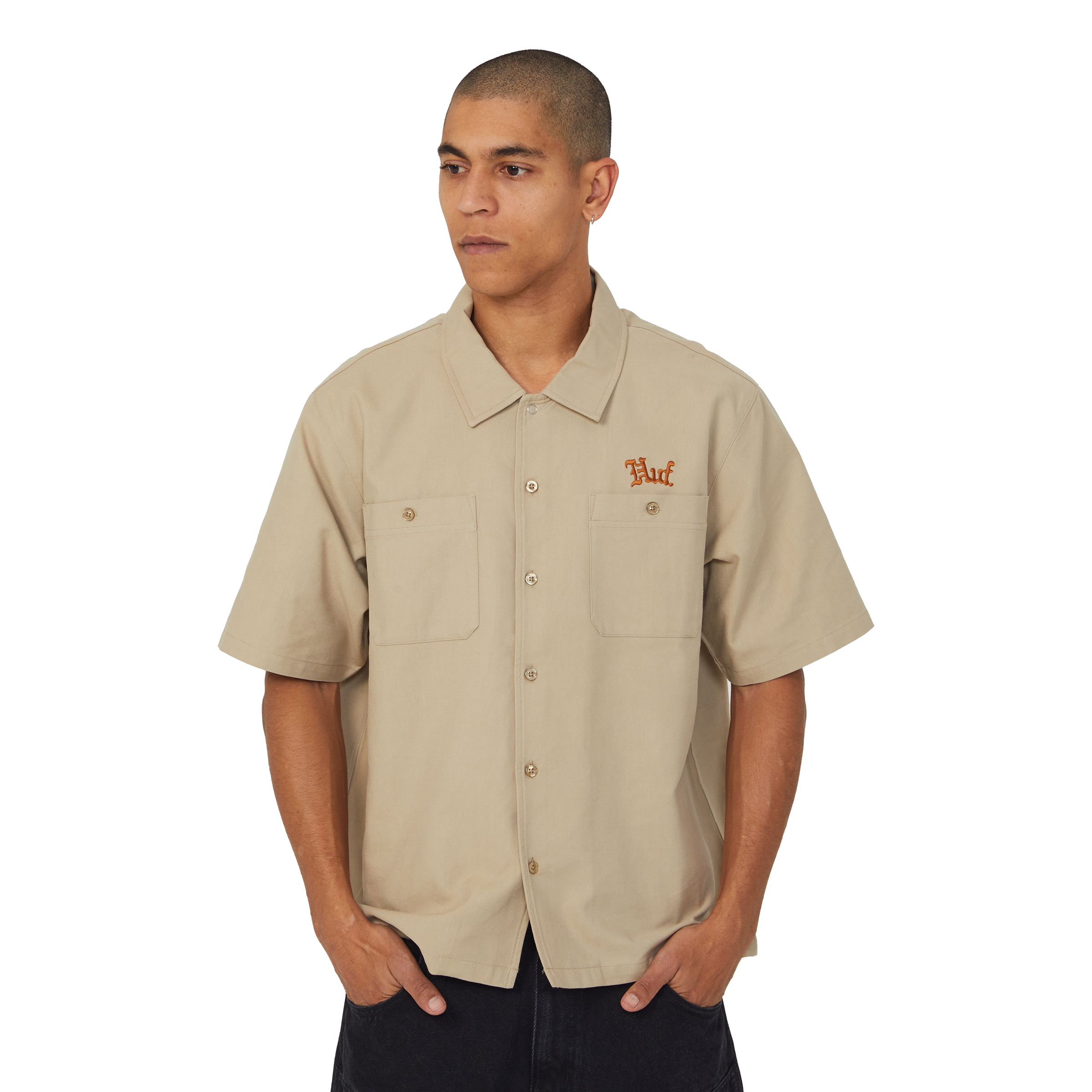 Fantasies Work Shirt | Tan view 2