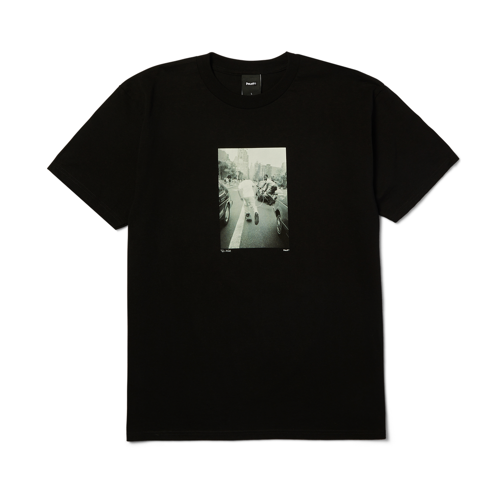 Fight The Traffic T-Shirt | Black front view
